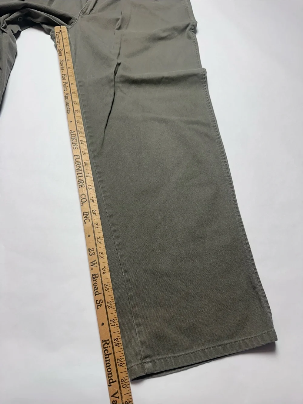 Vintage 90s Polo Ralph Lauren Pleated Chinos Olive Made USA 34x30